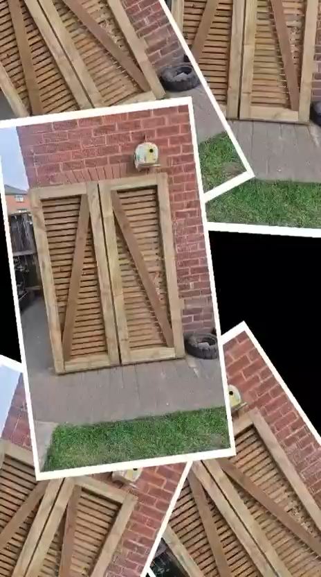 Video of new timber gates